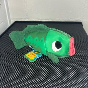 Bark Dog Toy - Big Squeak Bass - Large Plush